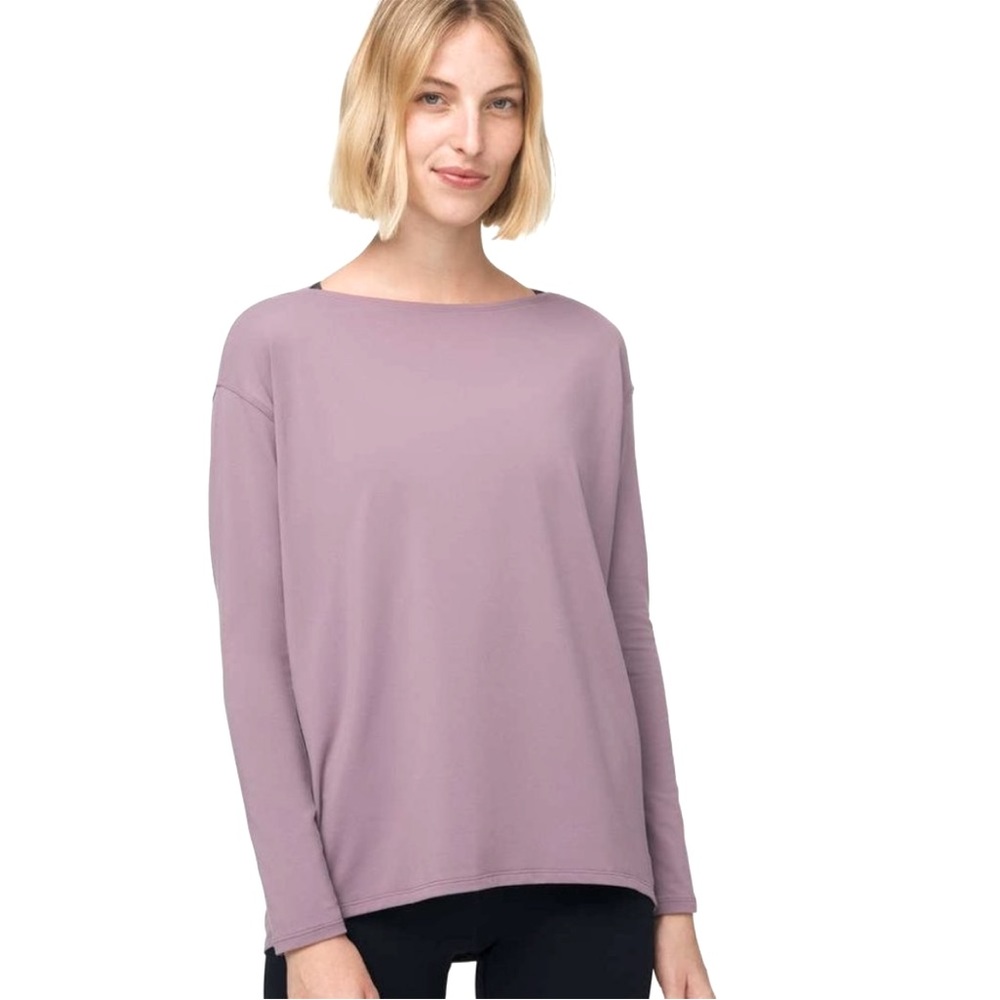Lululemon Back in Action Long Sleeve Top Size 12